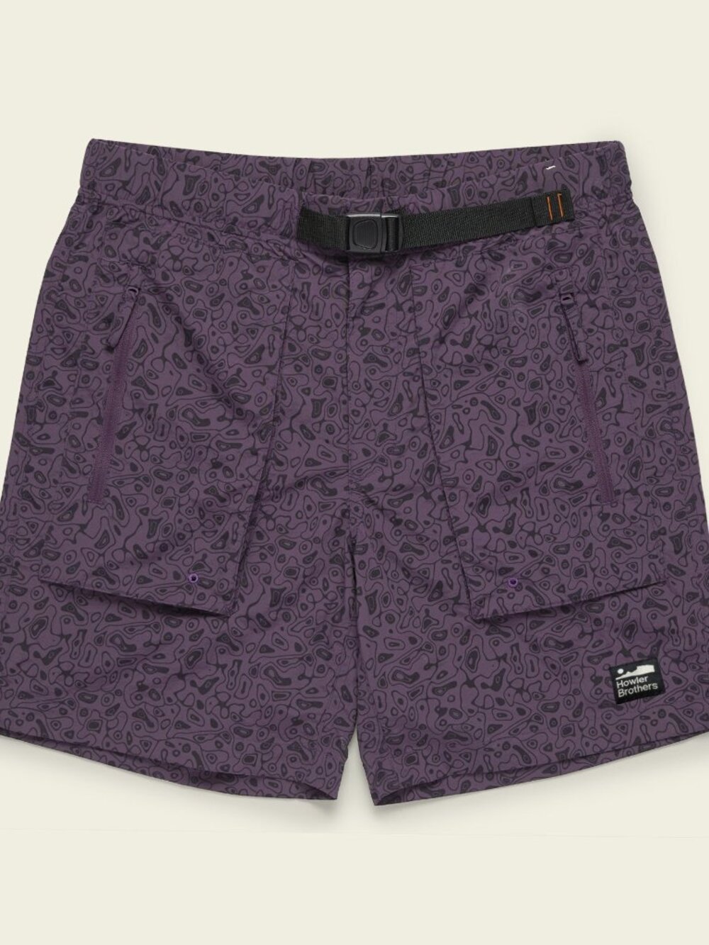 NWT Howler Bros Pedernales Packable Shorts, Alchemy Grape Jelly (36)